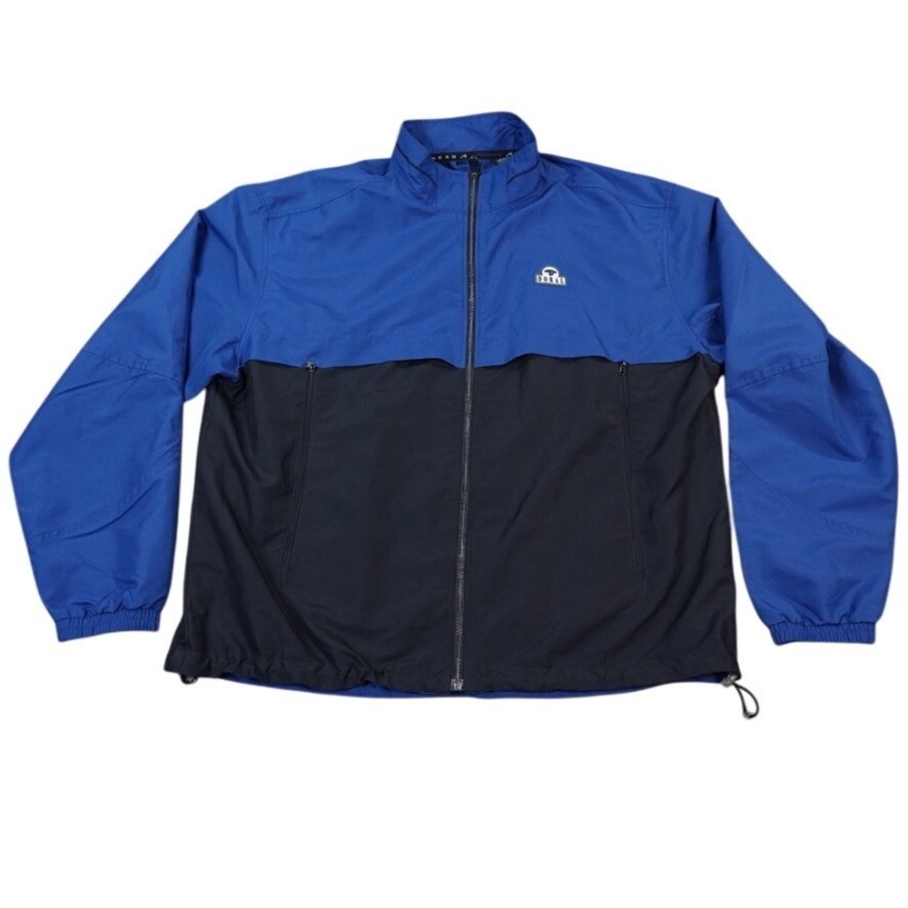 Doral Ahead Windbreaker Jacket Men XL Blue Packable Golf Lightweight Miami Trump